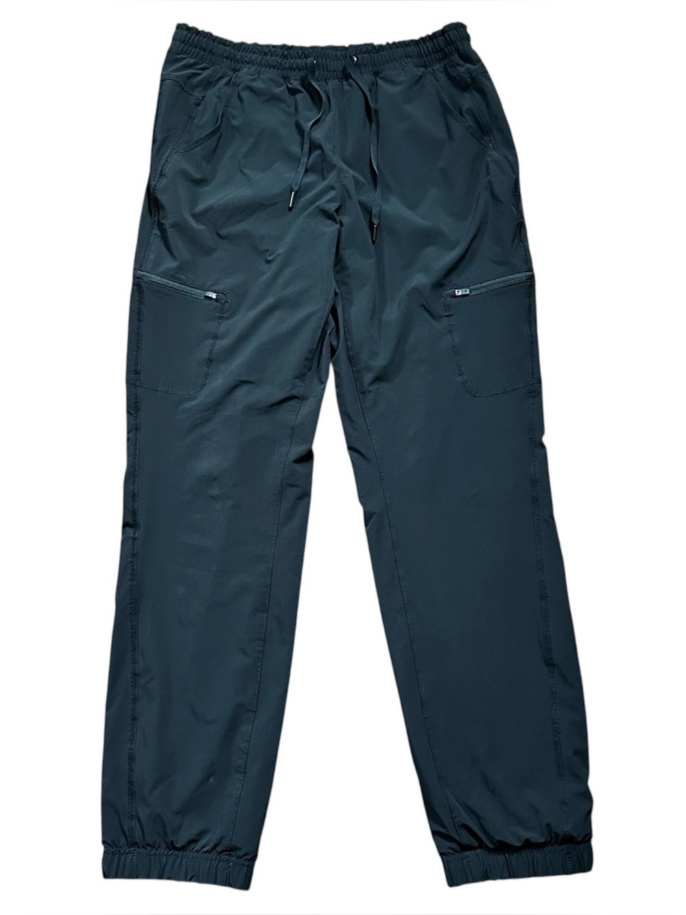 Eddie Bauer Fleece Lined Jogger Zipper Cargo Pocket Pants Size 6